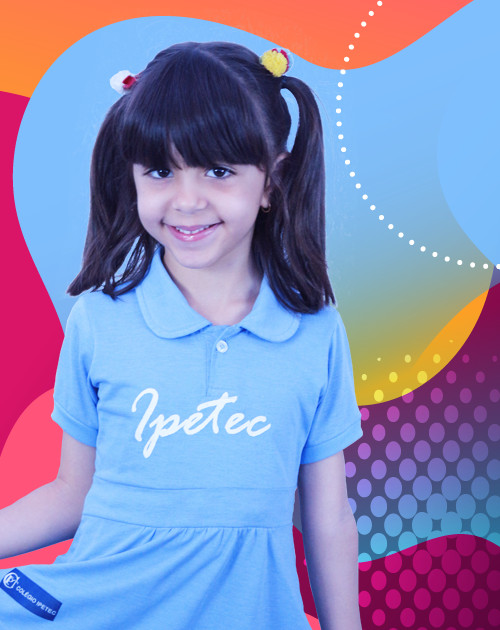 Aluna da Educação Infantil do IPETEC